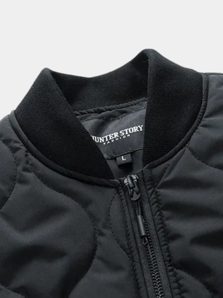 Rowan Padded Sherpa Sleeve Bomber Jacket