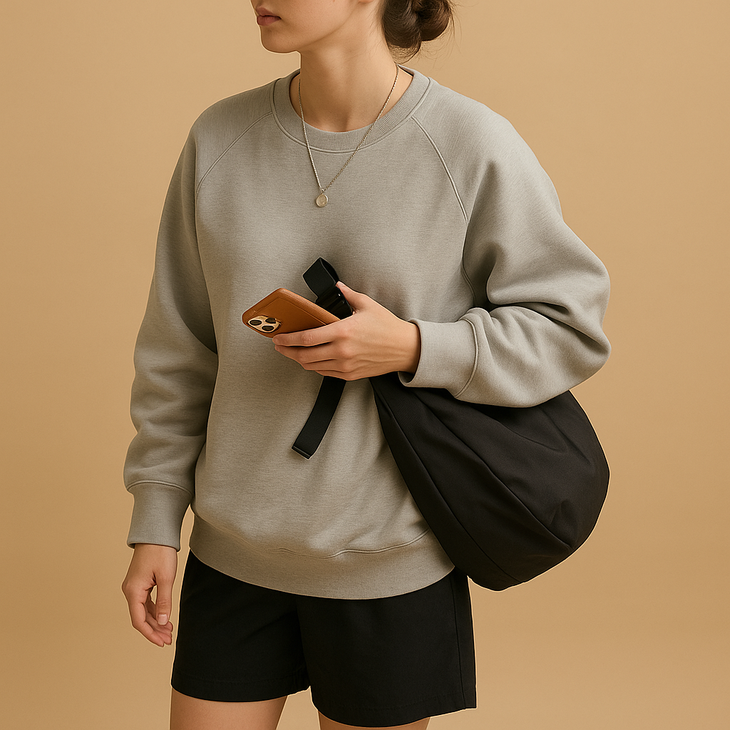 Spacious puffer crossbody bag | Olivea