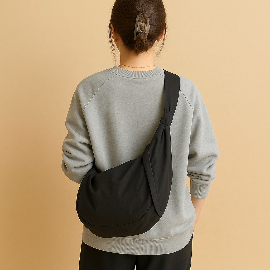 Spacious puffer crossbody bag | Olivea
