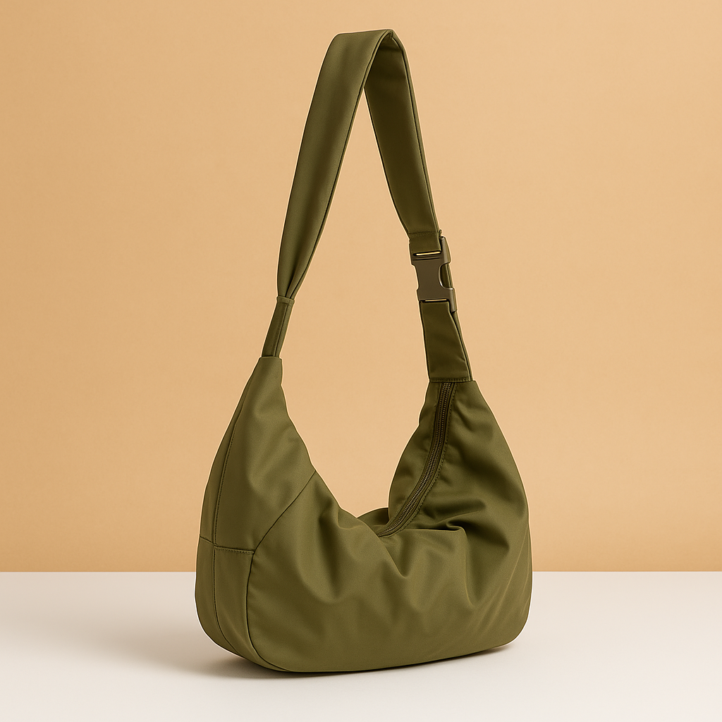 Spacious puffer crossbody bag | Olivea