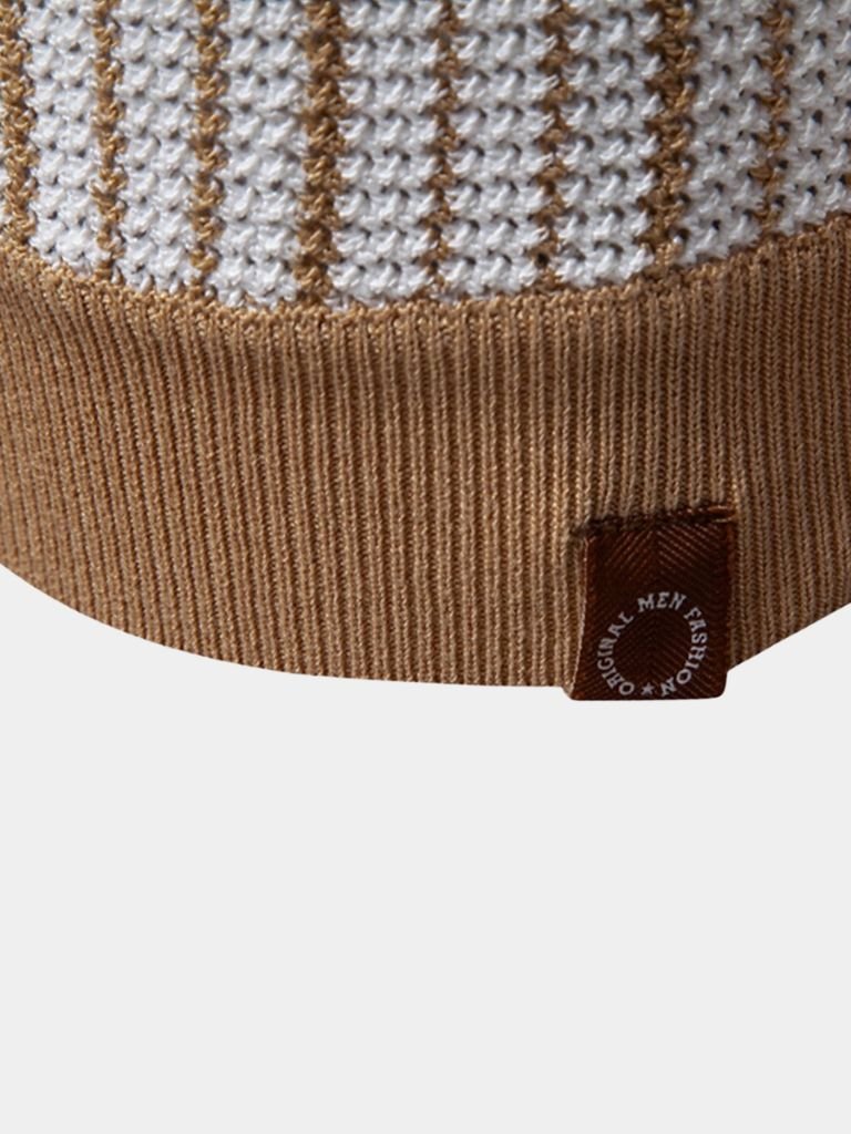 Striped Knit Polo - Rowan