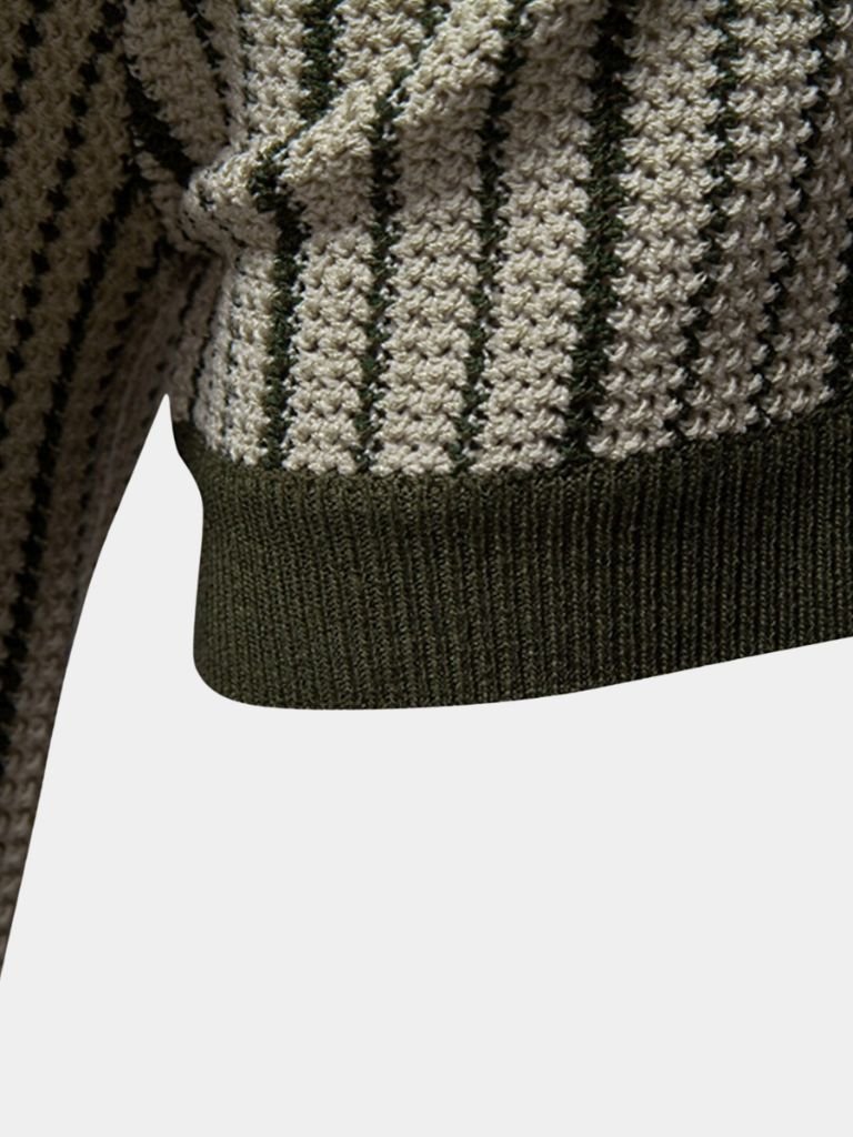 Striped Knit Polo - Rowan