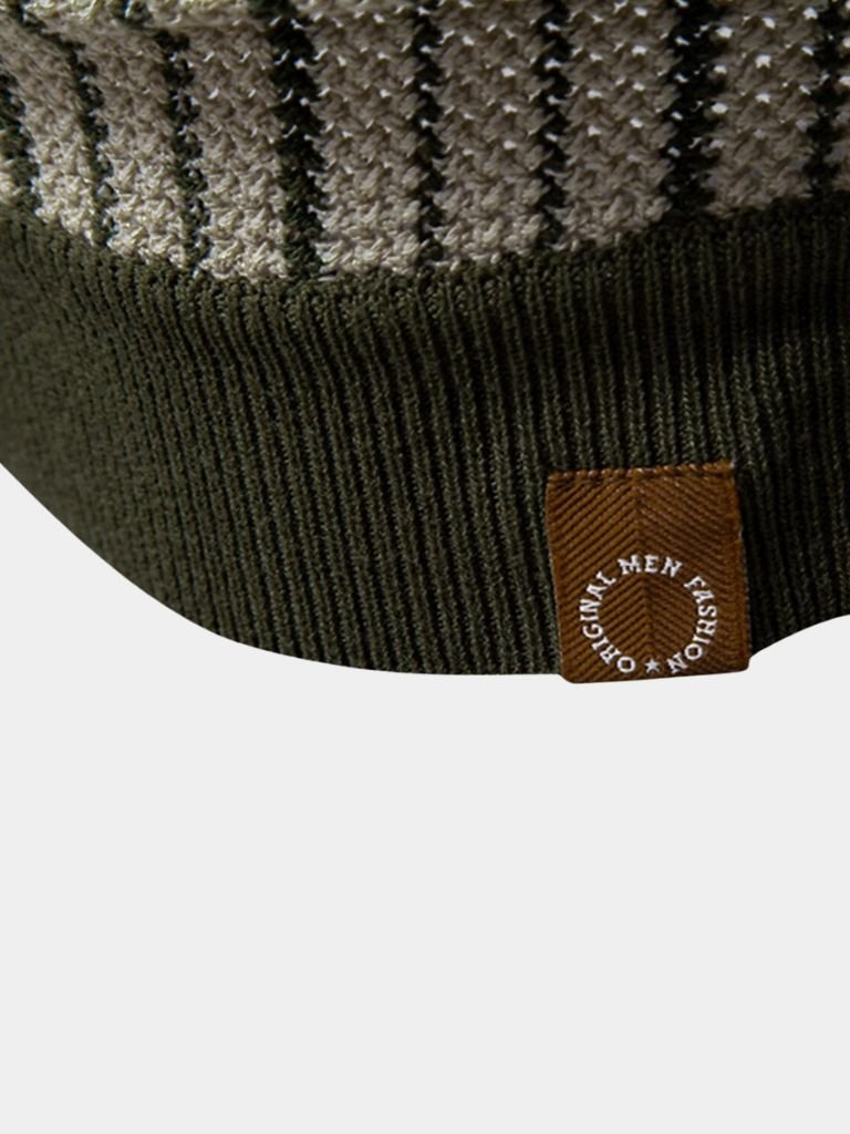 Striped Knit Polo - Rowan
