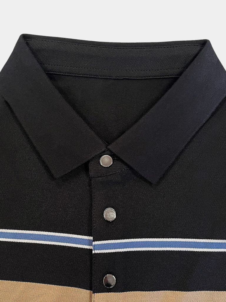 Sunset Striped Polo – Rowan