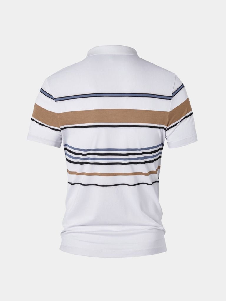 Sunset Striped Polo – Rowan