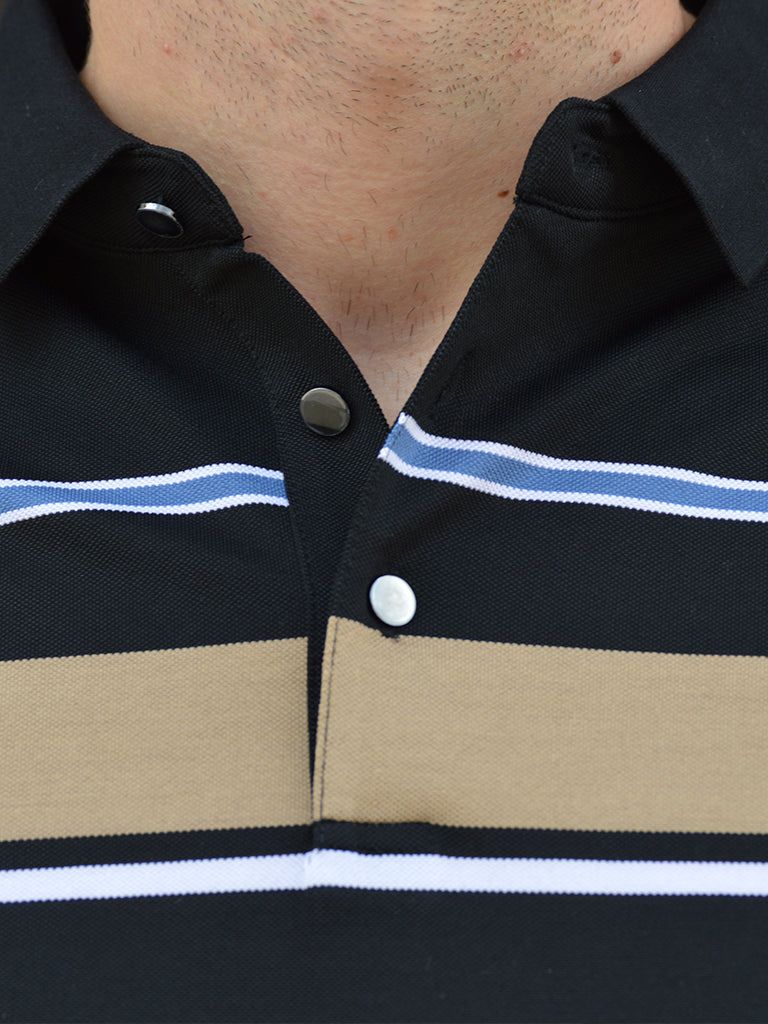 Sunset Striped Polo – Rowan