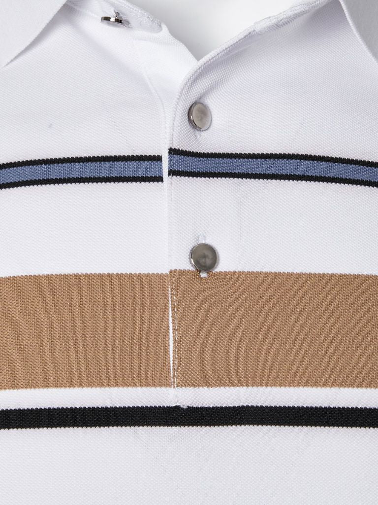 Sunset Striped Polo – Rowan