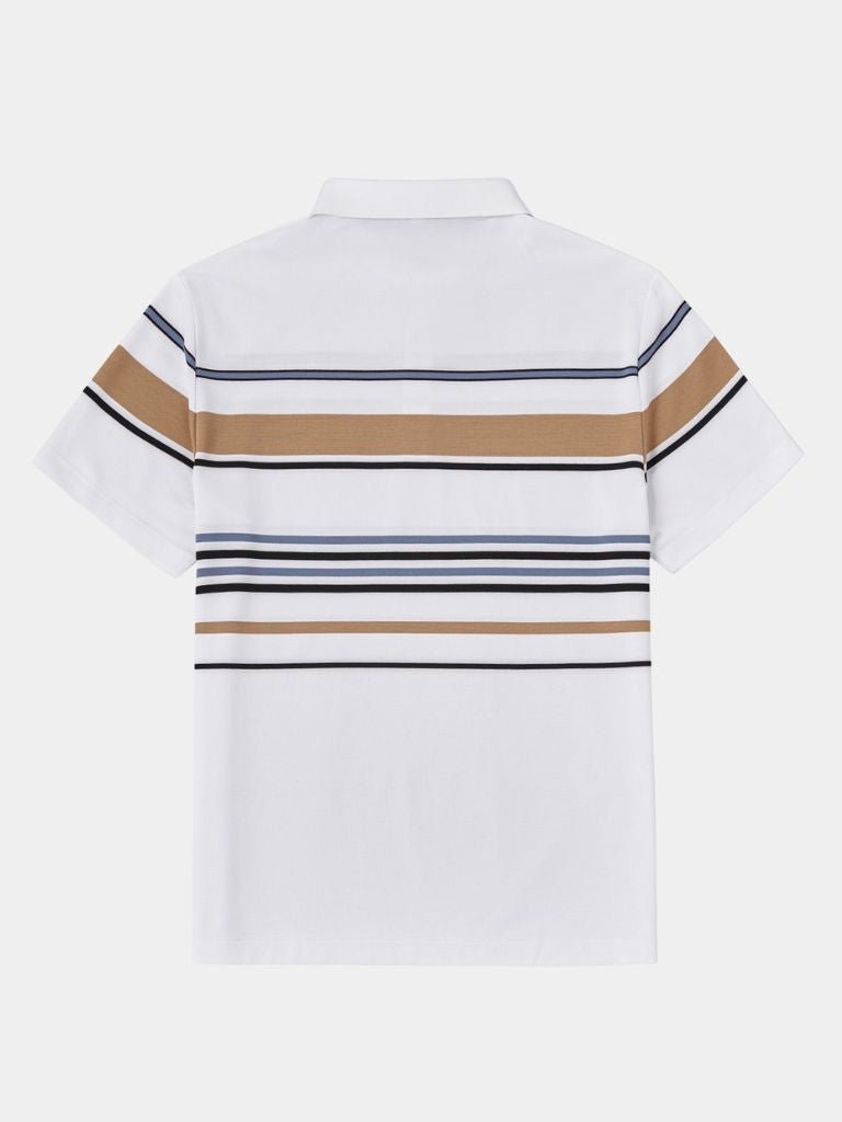 Sunset Striped Polo – Rowan