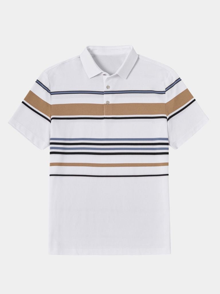 Sunset Striped Polo – Rowan
