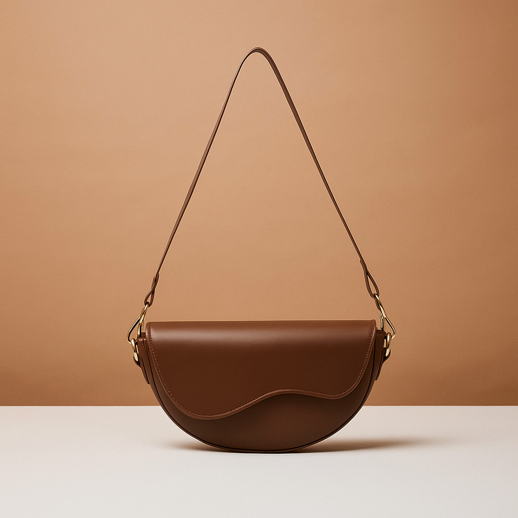 Vintage saddle crossbody bag | Ruby