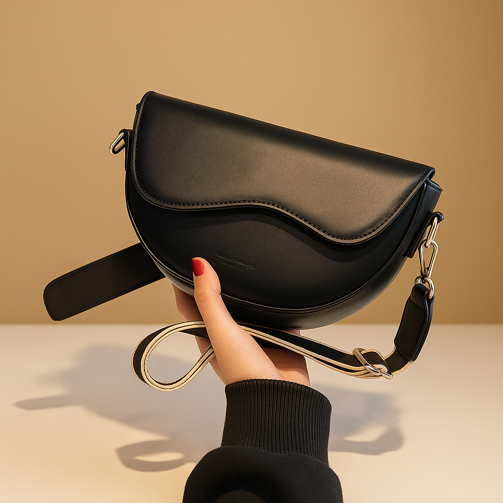 Vintage saddle crossbody bag | Ruby