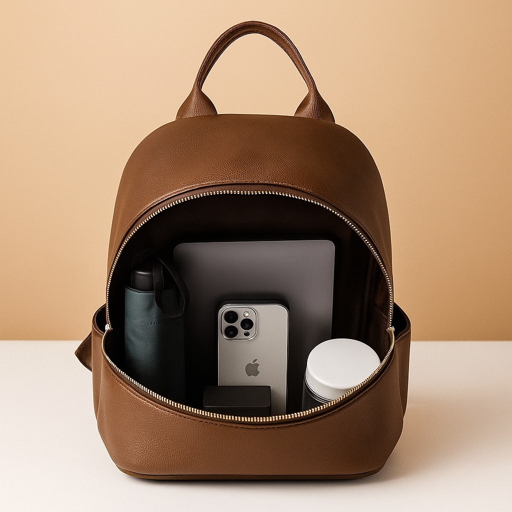 Water-resistant backpack with anti-theft pocket | Isla