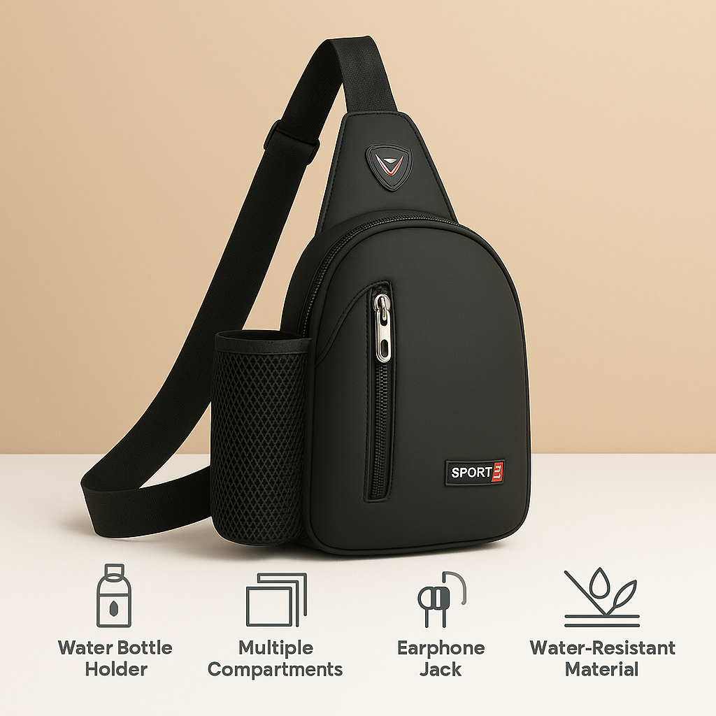 Waterbottle carrier chest bag | Mason
