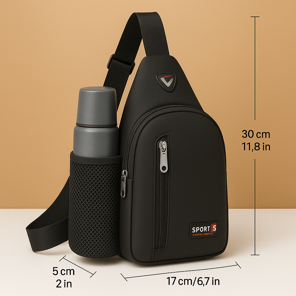 Waterbottle carrier chest bag | Mason