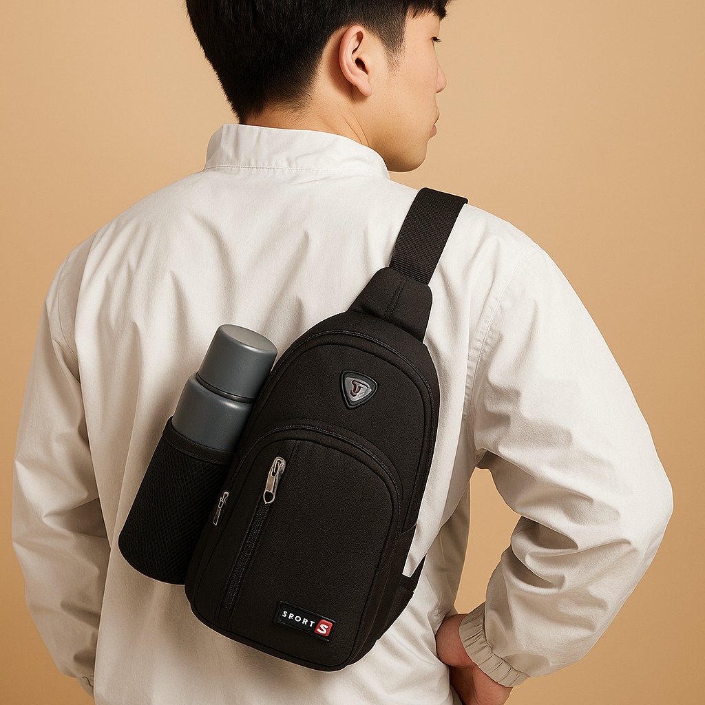 Waterbottle carrier chest bag | Mason