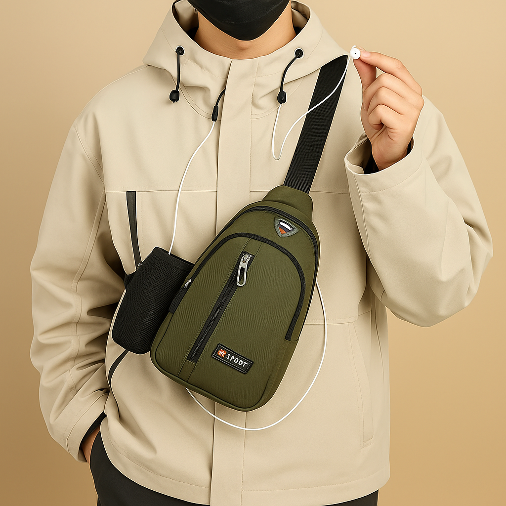 Waterbottle carrier chest bag | Mason