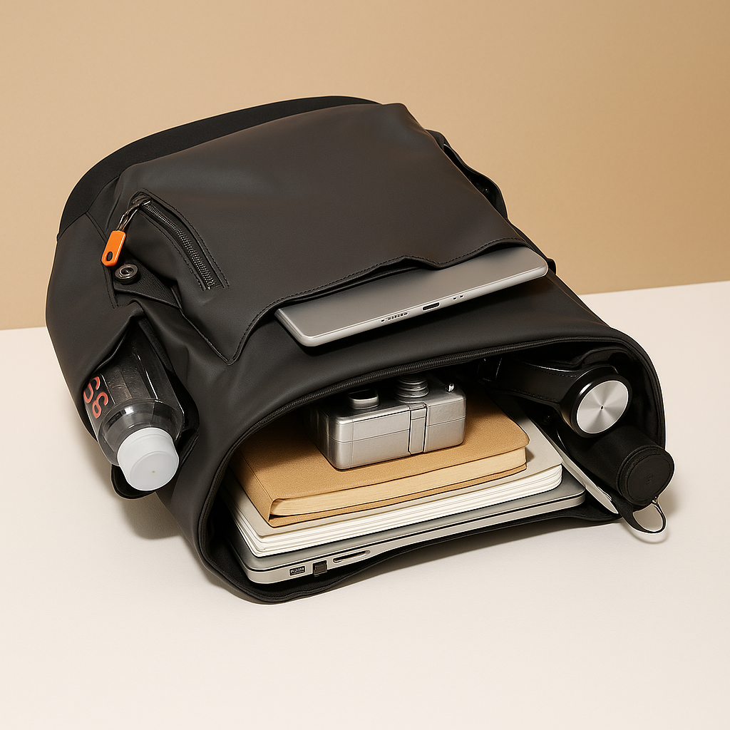 Waterproof leather laptop backpack | Maxwell