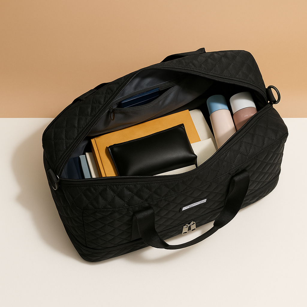 Weekender duffle bag with shoe compartment | Florence