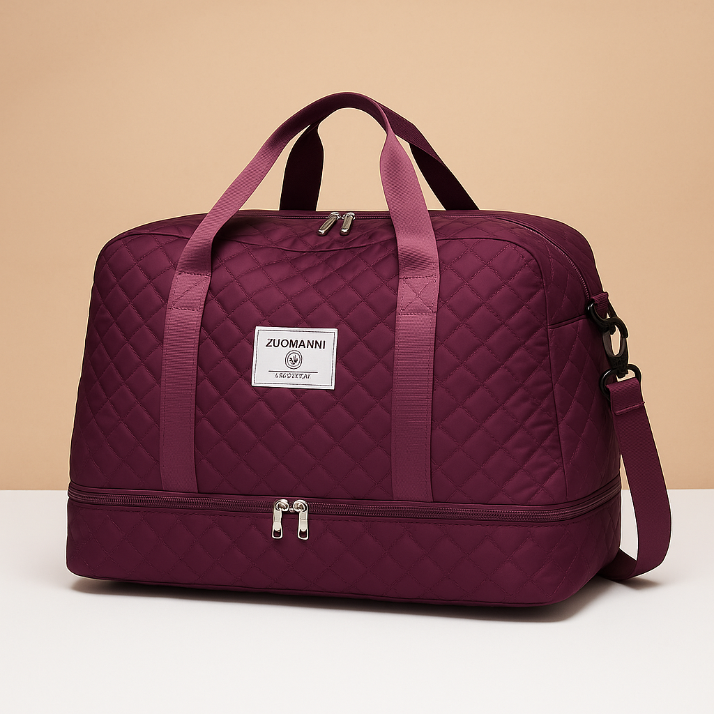 Weekender duffle bag with shoe compartment | Florence