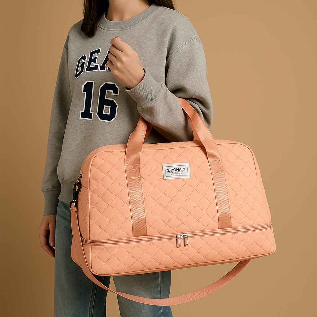 Weekender duffle bag with shoe compartment | Florence