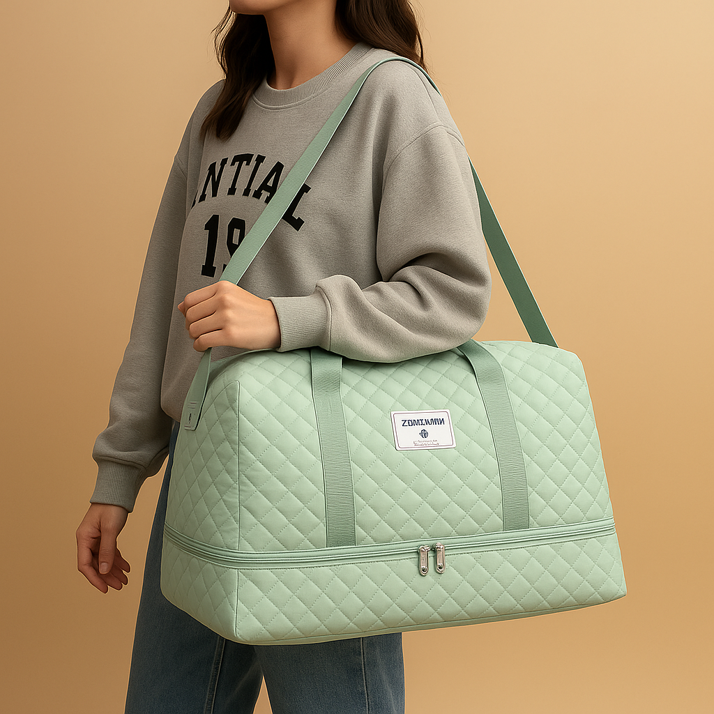 Weekender duffle bag with shoe compartment | Florence